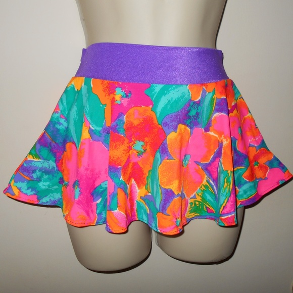 Vintage flared skirt swim bikini botton - Picture 3 of 3